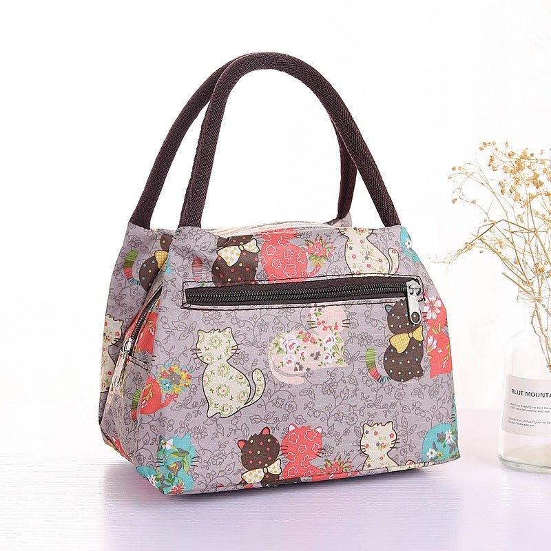 Bolsa de Almuerzo Portátil de Tela Oxford - Aislada y Versátil