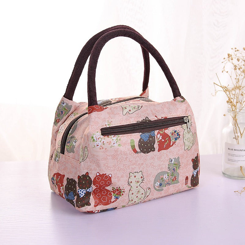 Bolsa de Almuerzo Portátil de Tela Oxford - Aislada y Versátil