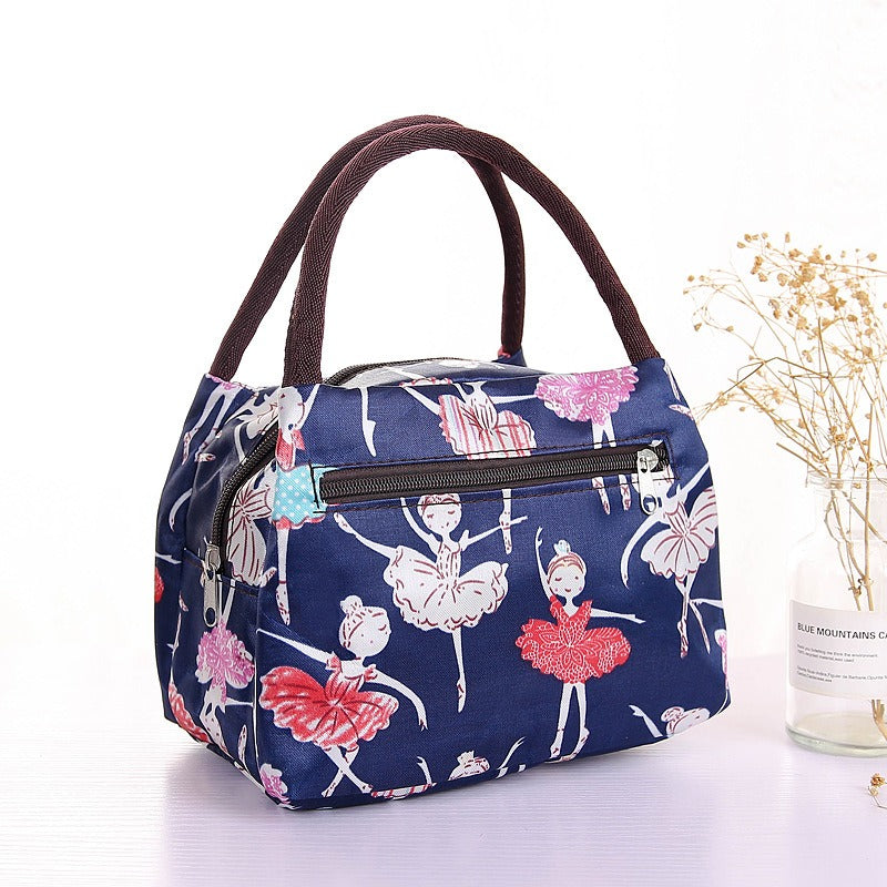Bolsa de Almuerzo Portátil de Tela Oxford - Aislada y Versátil