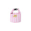 New Pink Striped Strawberry Cat Insulated Cute Lunch Handbag  Large Capacity Folding Roll Bento Bag Picnic Food Fresh Cooler Bag - Korvel