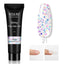 Gel de extensión de uñas UV premium - 15ml esmalte con brillo