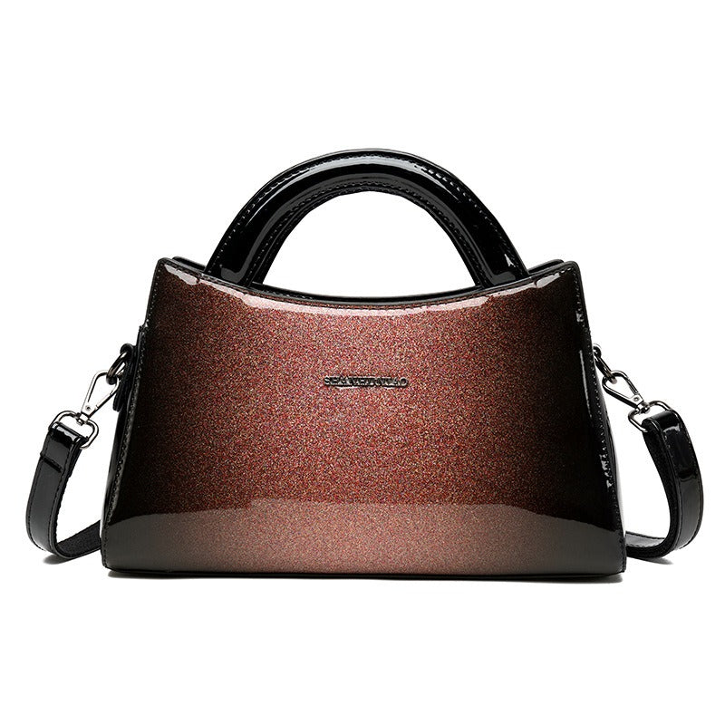 Elegant PU Leather Messenger Bag - Casual Shoulder Bag