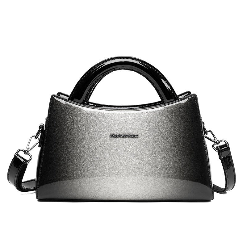Elegant PU Leather Messenger Bag - Casual Shoulder Bag