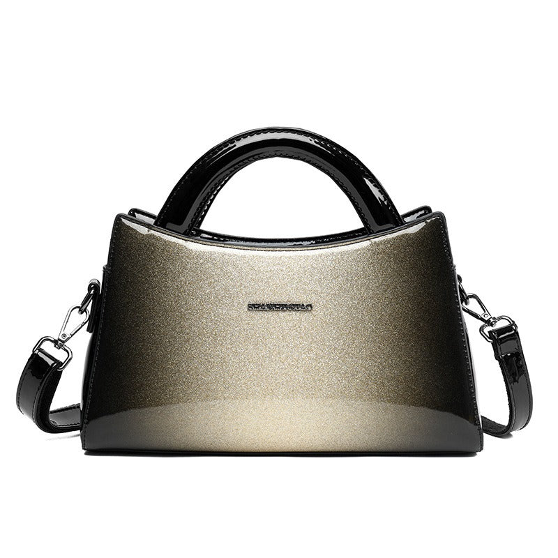 Elegant PU Leather Messenger Bag - Casual Shoulder Bag