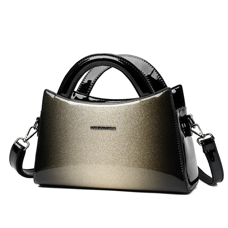 Elegant PU Leather Messenger Bag - Casual Shoulder Bag