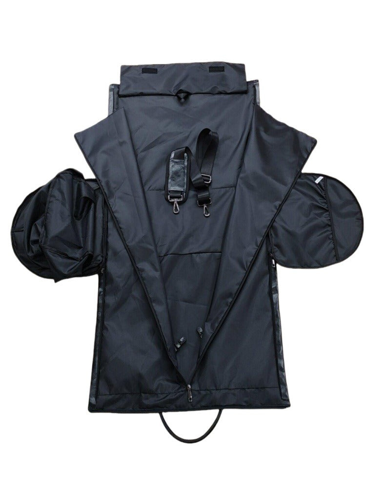 New PU waterproof travel bag with large capacity portable folding bag multifunctional wet dry separation suit bag - Korvel