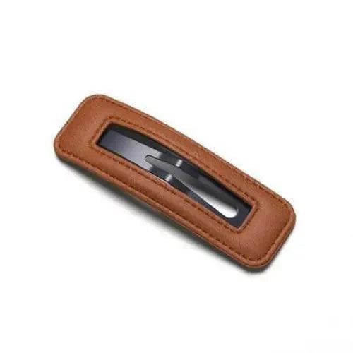 Premium Red PU Leather Ponytail Holders for Women