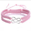 Handmade Infinity Bracelet Set for Couples