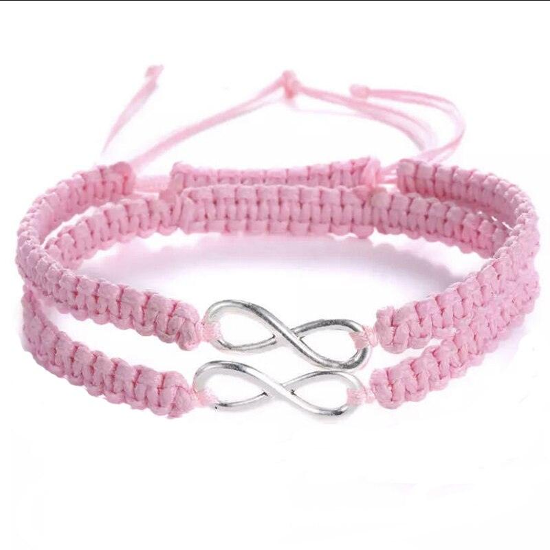 Handmade Infinity Bracelet Set for Couples
