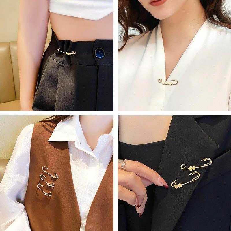 Elegant Rhinestone Safety Pins for Stylish Accessories