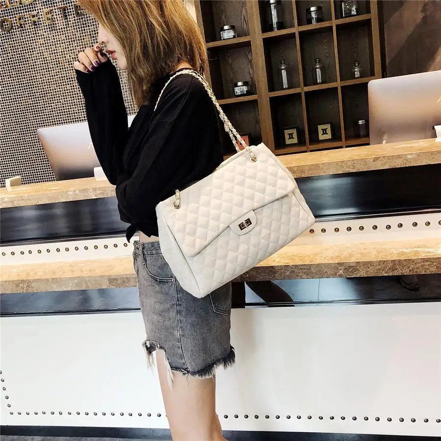 Luxury PU Leather Shoulder Bag for Women - Stylish & Versatile