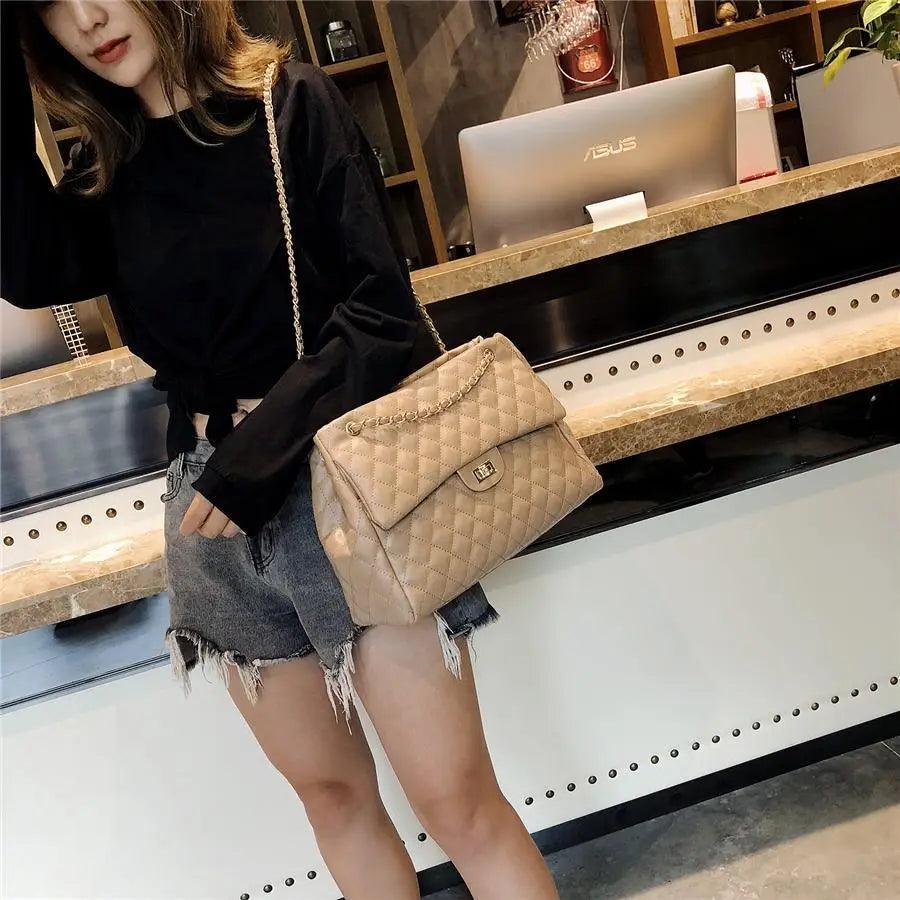 Luxury PU Leather Shoulder Bag for Women - Stylish & Versatile