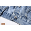 Chaqueta de mezclilla para mujer con parches elegantes
