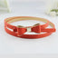 Ceinture Slim en Cuir PU avec Nœud pour Femmes - Style Rétro