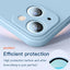 Premium Soft Silicone Square Phone Case for iPhone 14/13 Pro Max