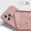 Premium Soft Silicone Square Phone Case for iPhone 14/13 Pro Max