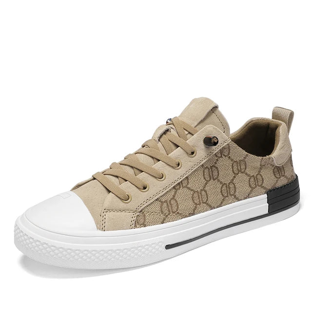 New sports and leisure canvas board shoes, Korean version, low cut, lazy, one foot trendy shoes - Korvel