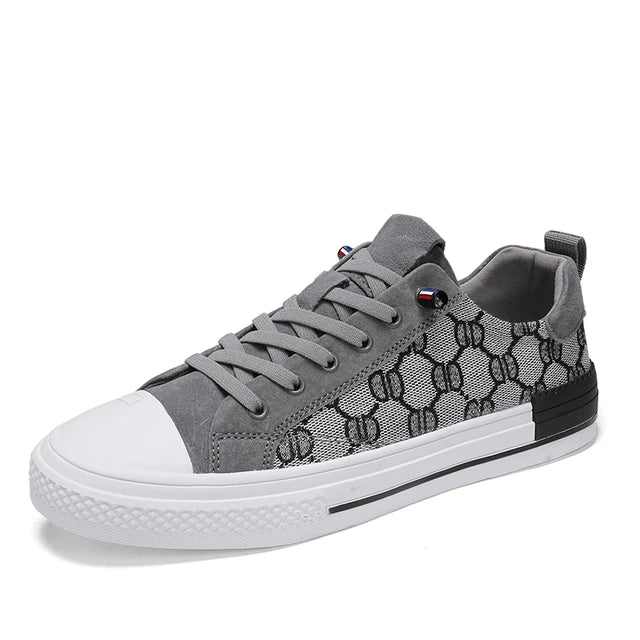 New sports and leisure canvas board shoes, Korean version, low cut, lazy, one foot trendy shoes - Korvel