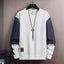 Casual Patchwork Hoodie for Men - Spring & Autumn Style