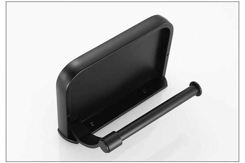 Soporte de Papel Higiénico de Acero Inoxidable Premium con Estante para Teléfono