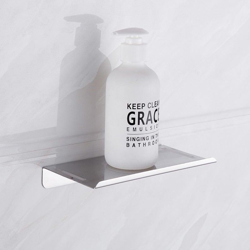Soporte de Papel Higiénico de Acero Inoxidable Premium con Estante para Teléfono