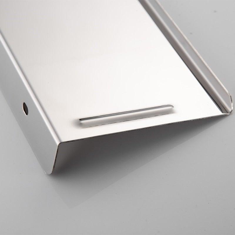 Soporte de Papel Higiénico de Acero Inoxidable Premium con Estante para Teléfono