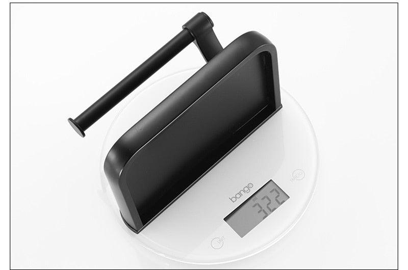 Soporte de Papel Higiénico de Acero Inoxidable Premium con Estante para Teléfono