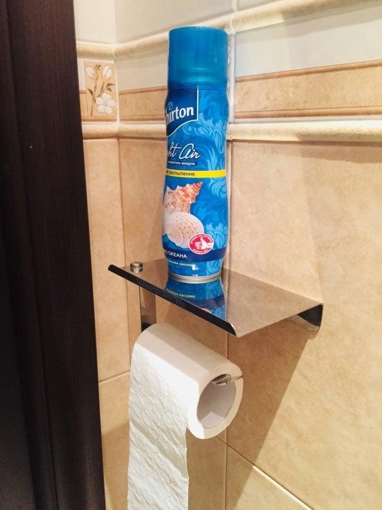 Soporte de Papel Higiénico de Acero Inoxidable Premium con Estante para Teléfono