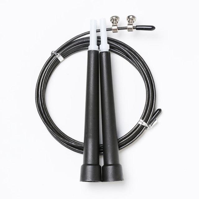 Adjustable Steel Wire Jump Rope for Fitness and Cardio Workouts