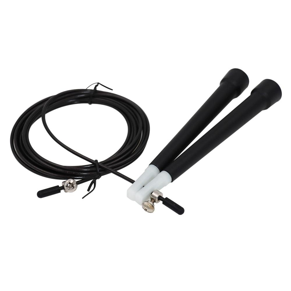 Cuerda para Saltar de Alambre de Acero Ajustable para Entrenamiento Fitness