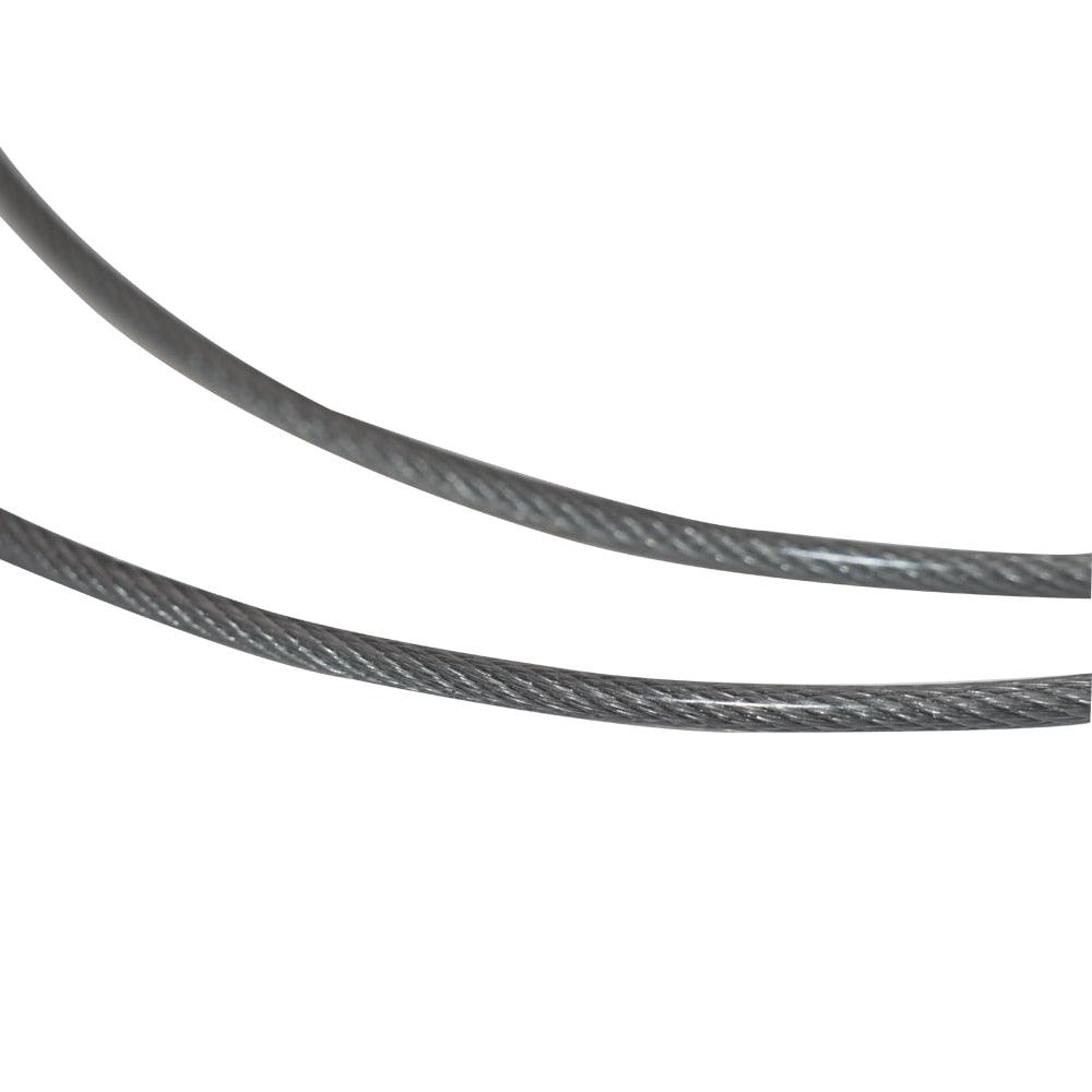 Cuerda para Saltar de Alambre de Acero Ajustable para Entrenamiento Fitness