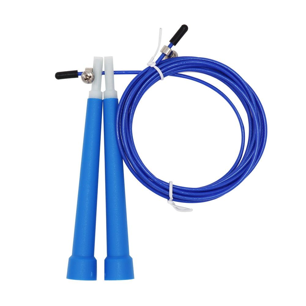 Cuerda para Saltar de Alambre de Acero Ajustable para Entrenamiento Fitness