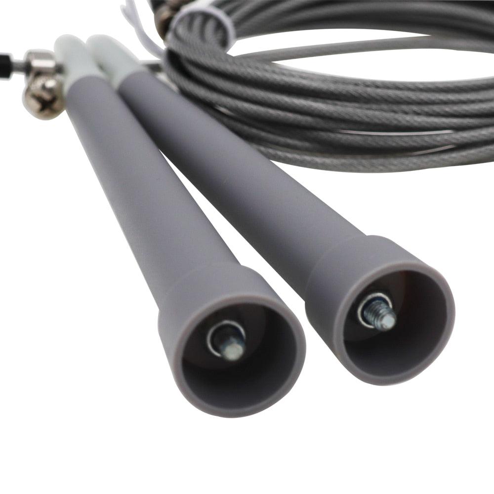 Cuerda para Saltar de Alambre de Acero Ajustable para Entrenamiento Fitness