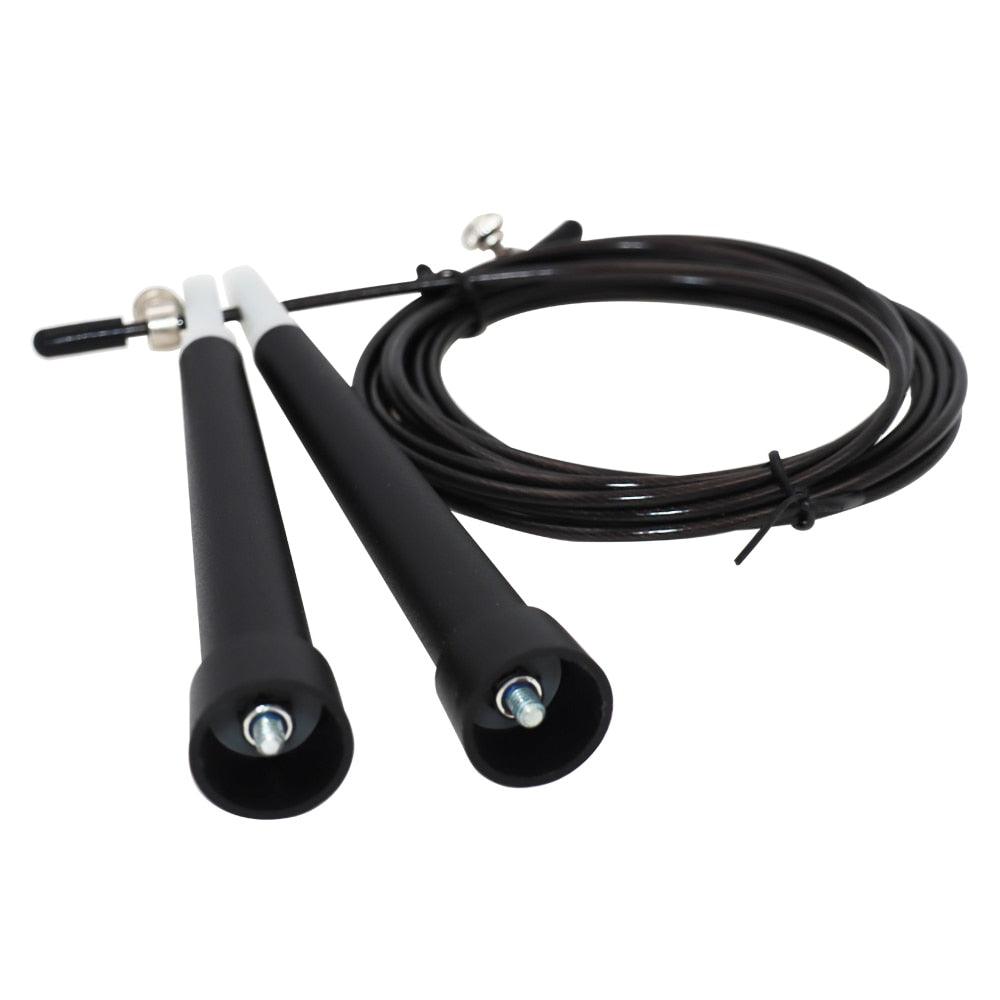 Cuerda para Saltar de Alambre de Acero Ajustable para Entrenamiento Fitness