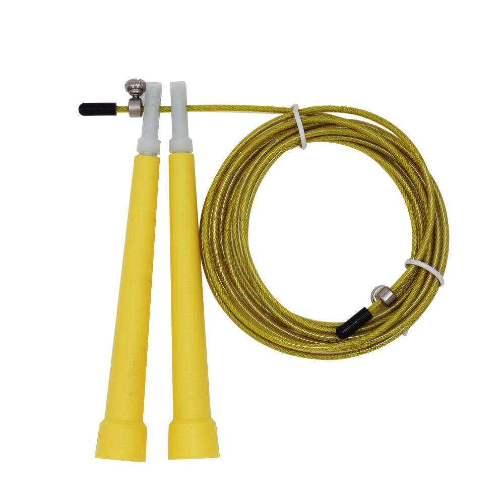 Cuerda para Saltar de Alambre de Acero Ajustable para Entrenamiento Fitness
