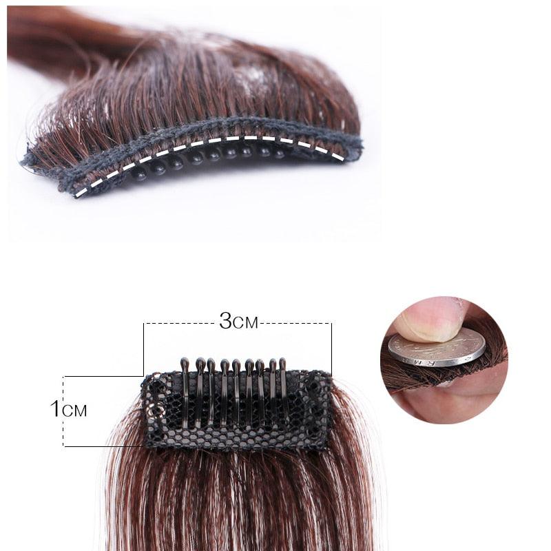 Franges en Cheveux Synthétiques Clip-In pour un Style Sans Effort