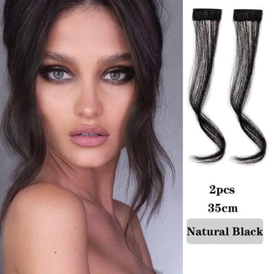 Clip-In Synthetic Hair Bangs for Effortless Style