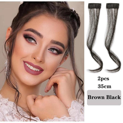 Clip-In Synthetic Hair Bangs for Effortless Style