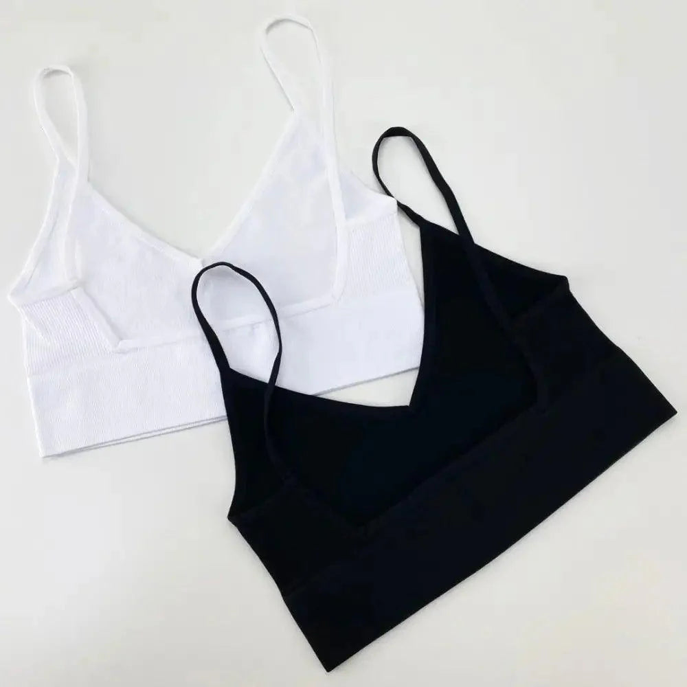 Trendy Open Back Seamless Bra - Comfortable Wire-Free Design