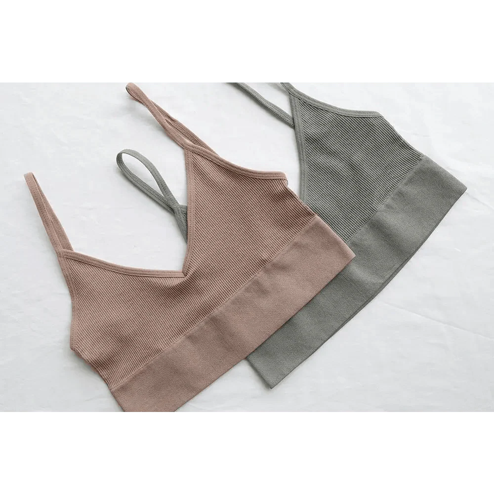 Trendy Open Back Seamless Bra - Comfortable Wire-Free Design