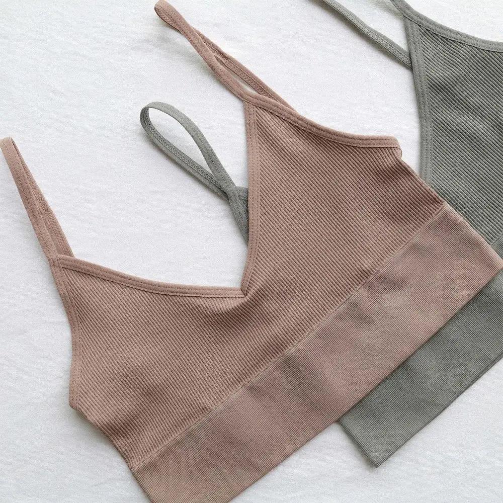 Trendy Open Back Seamless Bra - Comfortable Wire-Free Design