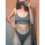 Trendy Open Back Seamless Bra - Comfortable Wire-Free Design