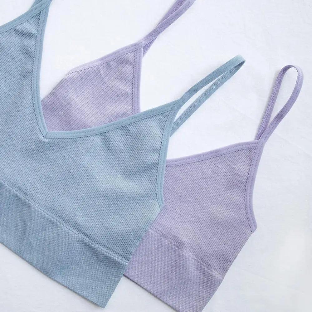 Trendy Open Back Seamless Bra - Comfortable Wire-Free Design