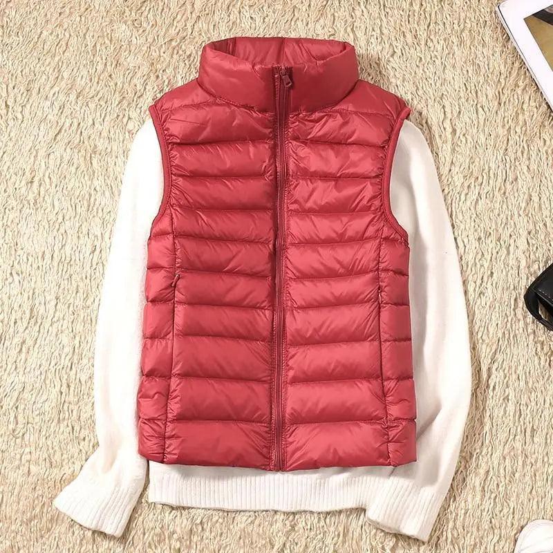 Gilet en Duvet Ultra Léger pour Femmes Tendance