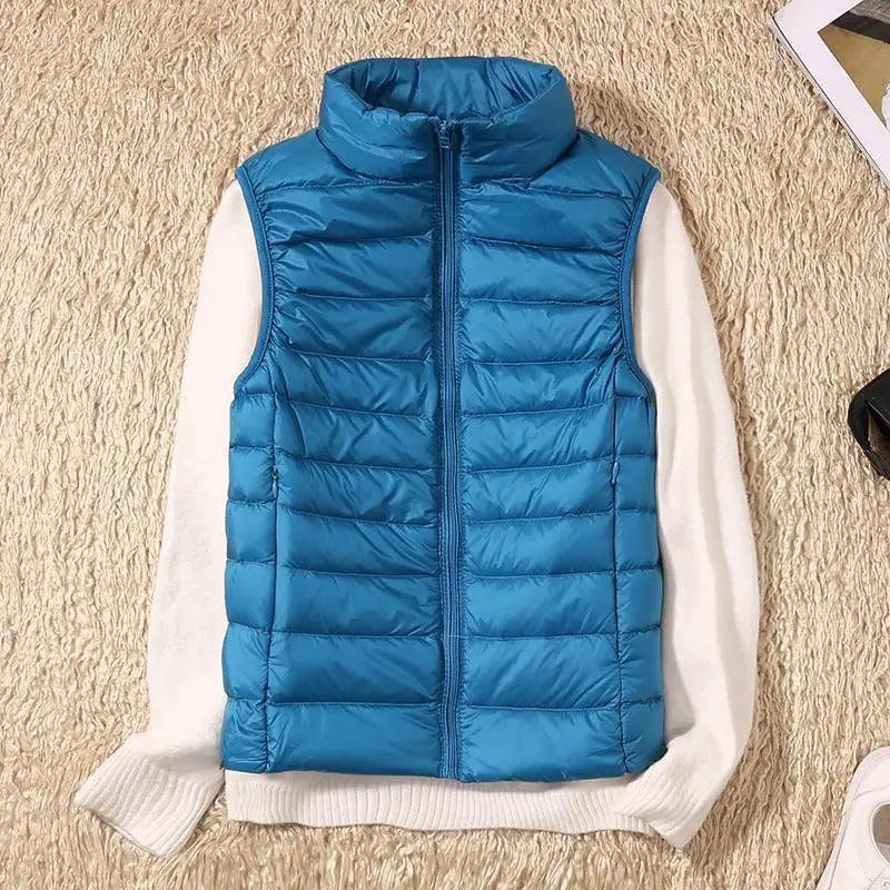 Gilet en Duvet Ultra Léger pour Femmes Tendance