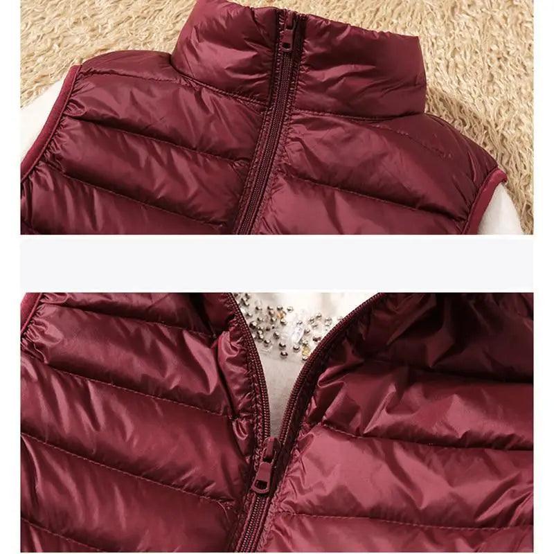 Gilet en Duvet Ultra Léger pour Femmes Tendance