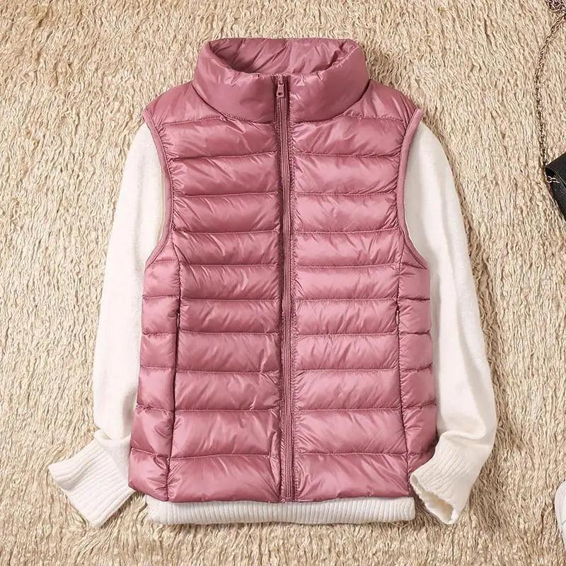 Gilet en Duvet Ultra Léger pour Femmes Tendance
