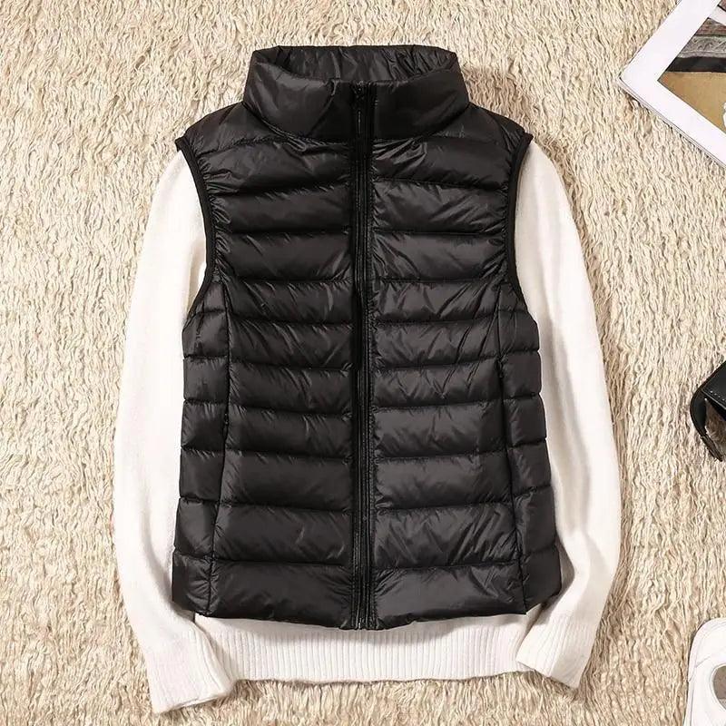 Gilet en Duvet Ultra Léger pour Femmes Tendance