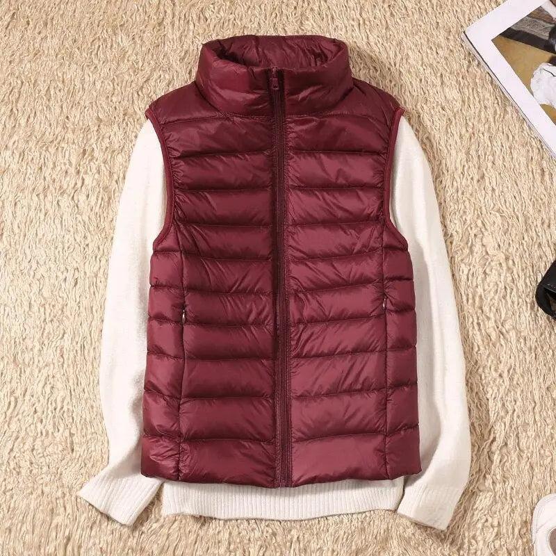 Gilet en Duvet Ultra Léger pour Femmes Tendance
