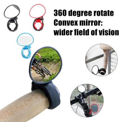 Universal Bicycle Mirror - Rotatable Rearview for Safe Cycling